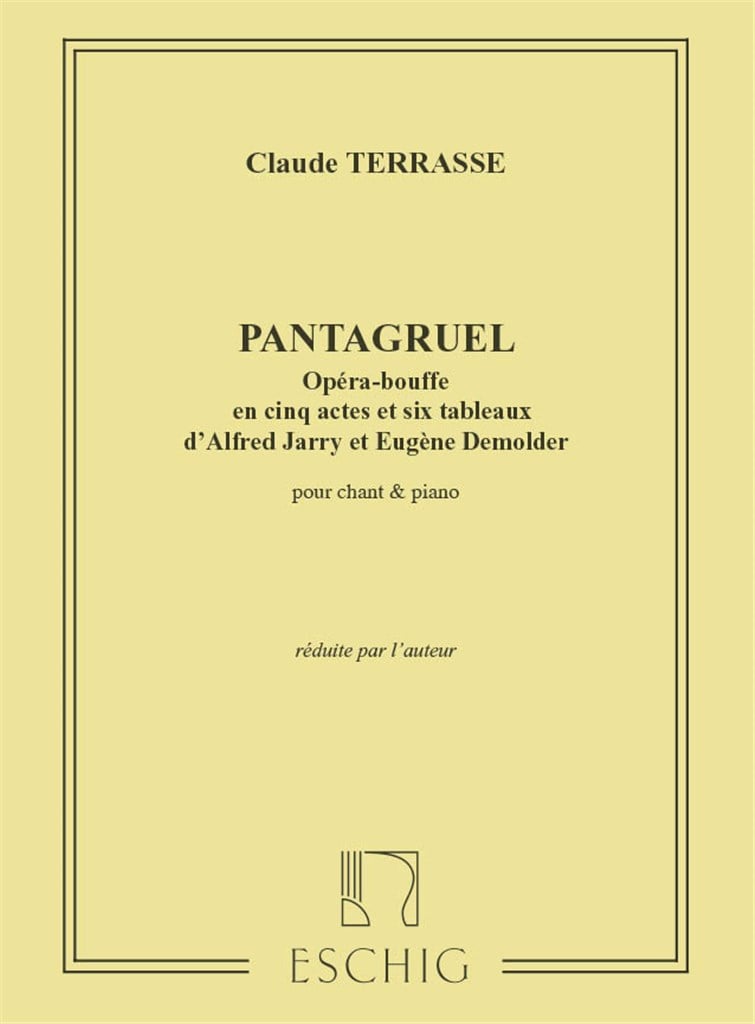 Pantagruel Chant-Piano